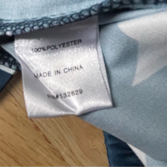 New! Superdown Miranda Blue/White Star Print Allover Track Pants 35384 - Picture 11 of 11